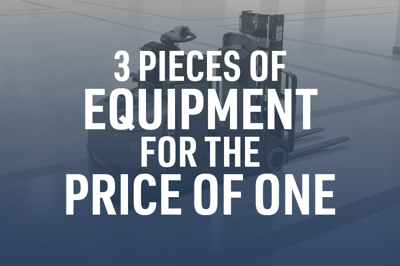 3 PIECES OF EQUIPMENT FOR THE PRICE OF ONE