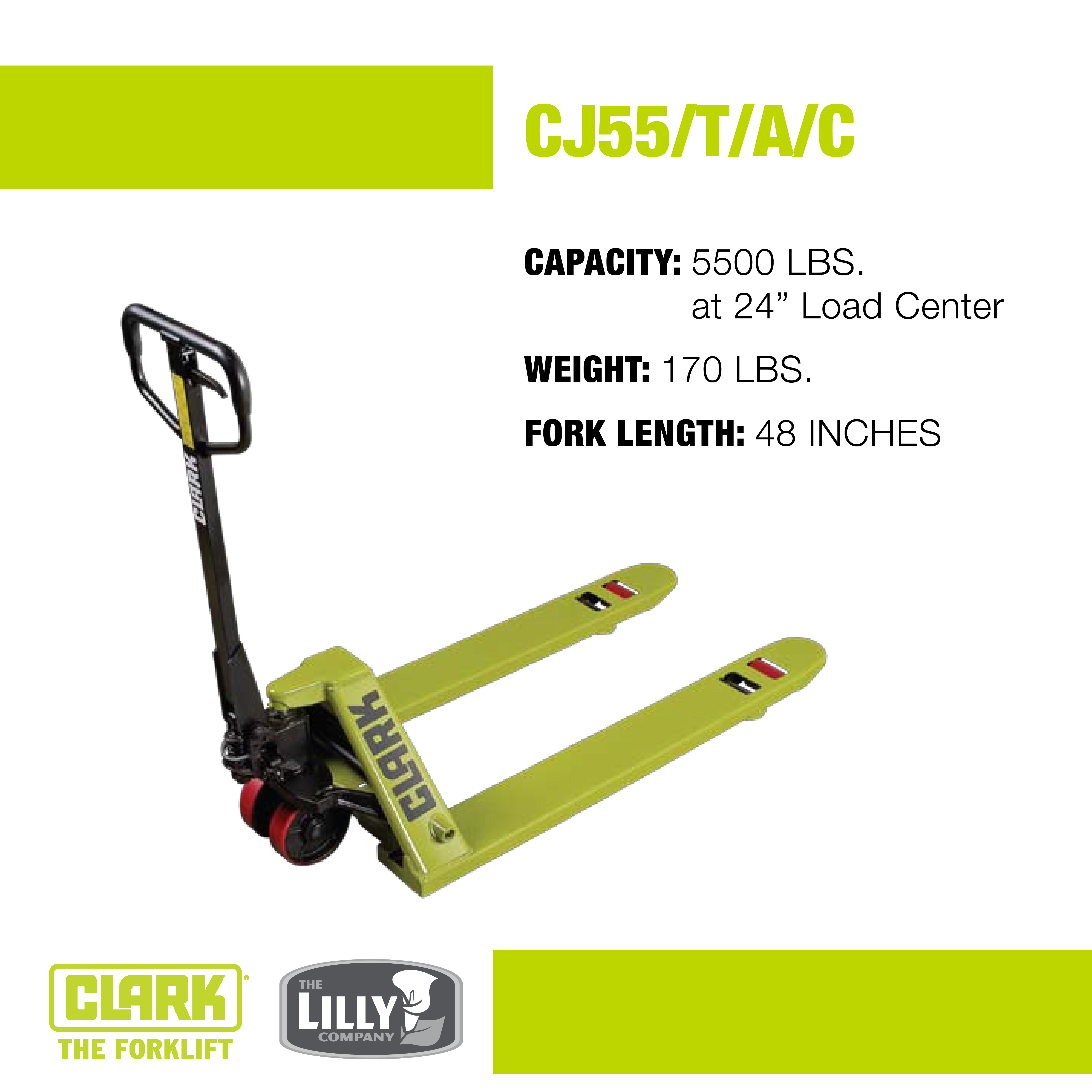 Clark CJ55TAC Pallet Jack