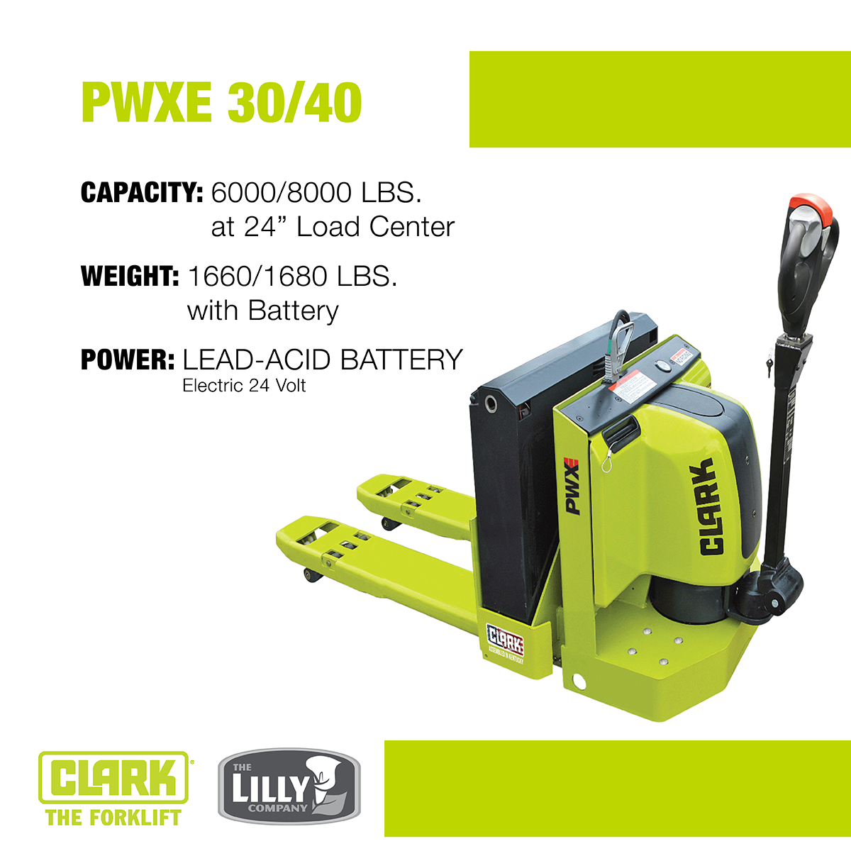 Clark PWXE 30_40Pallet Jack