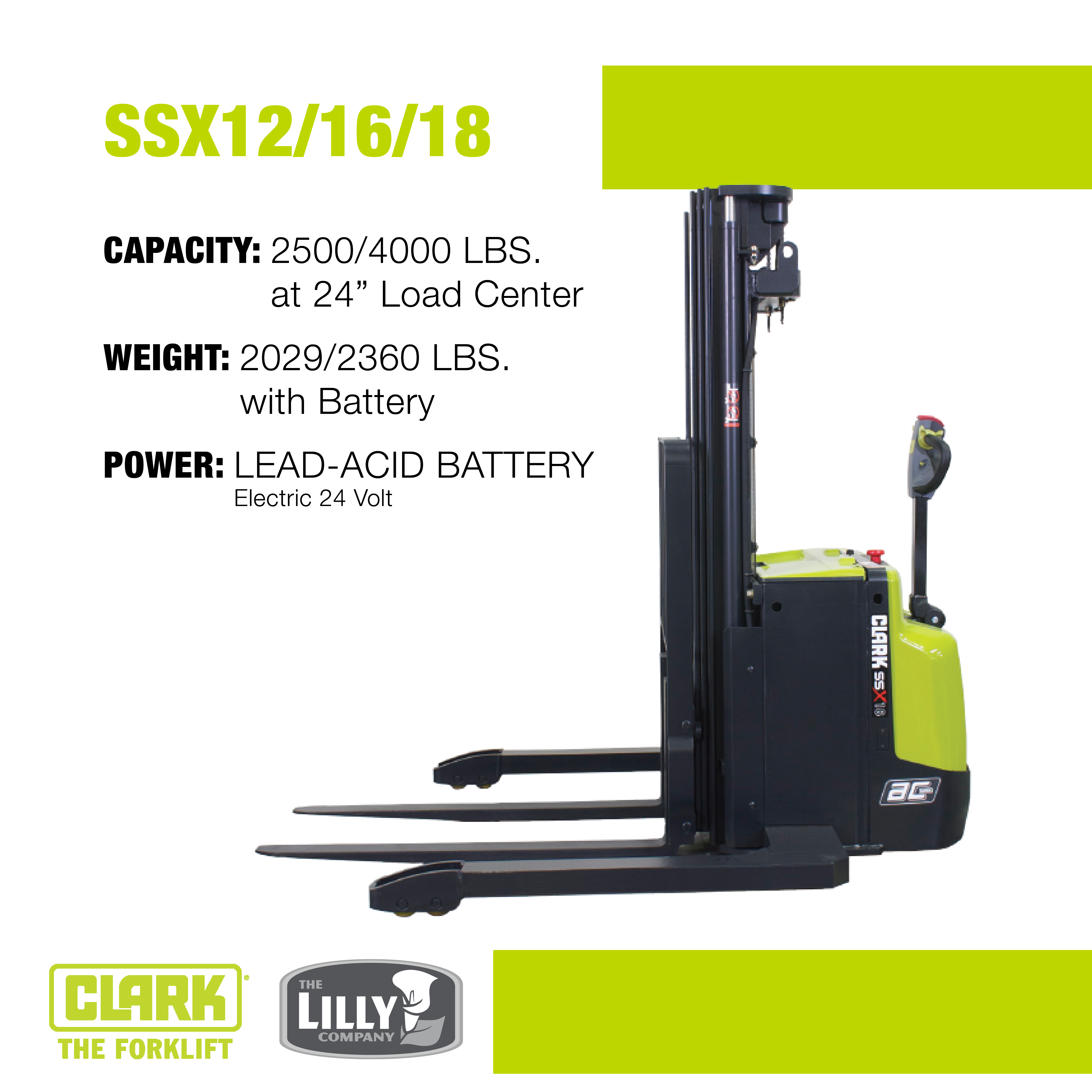 Clark SSX 121618 Pallet Jack