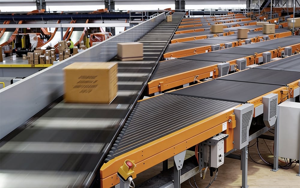 Warehouse Sortation: Cross Belt Sorter