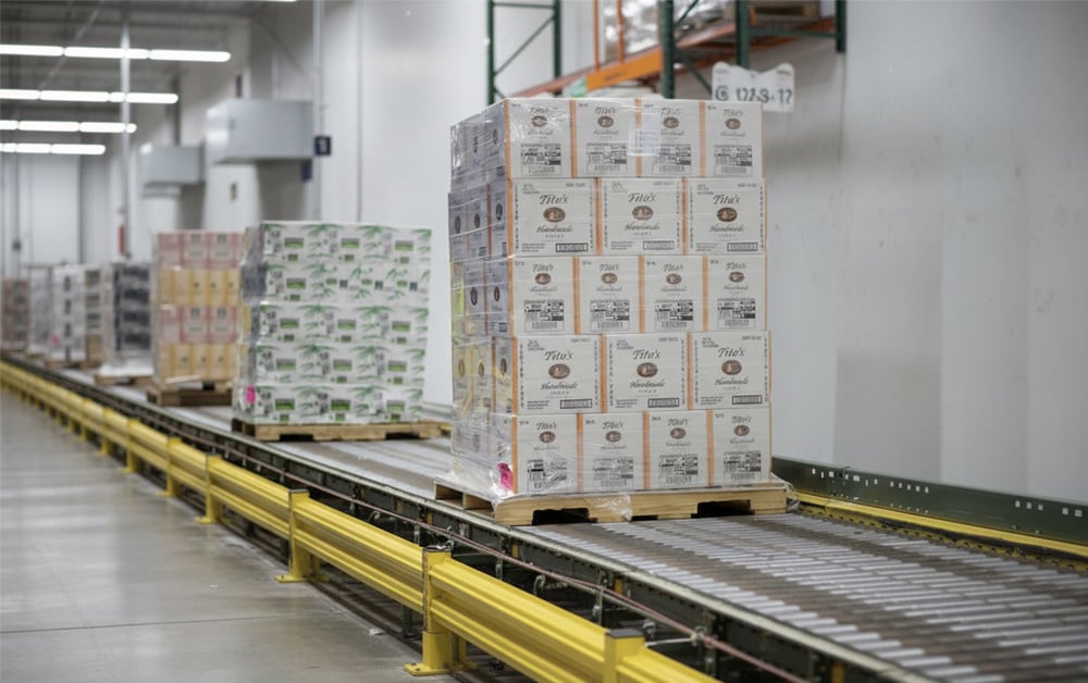 Warehouse Sortation: Pallet Conveyer