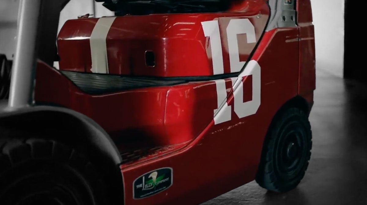 Custom Painted Forklift