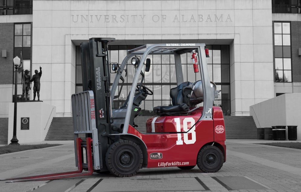 Alabama Crimson Tide 18 Forklift