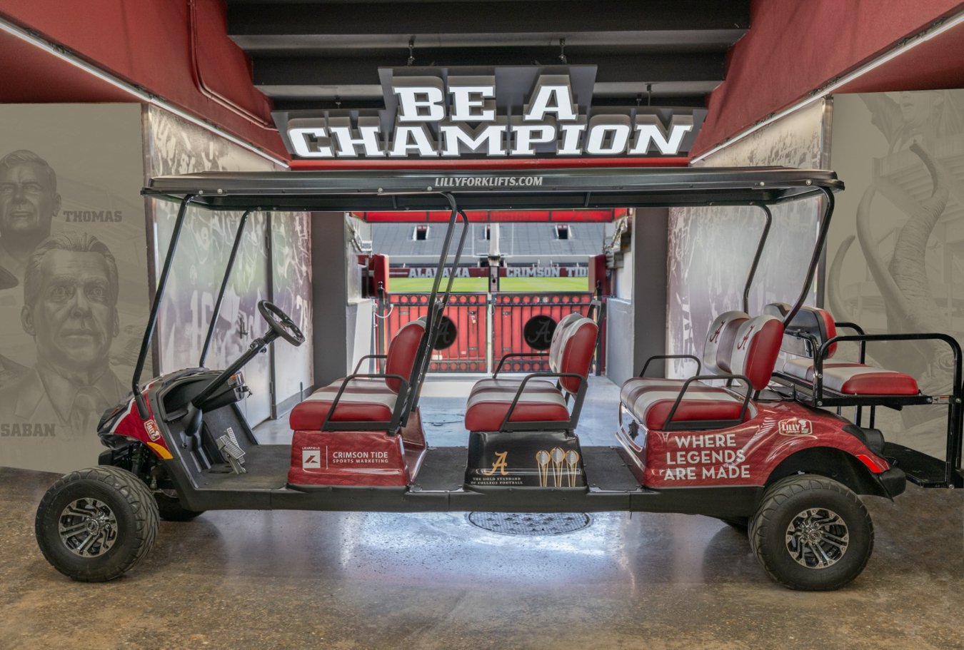 Golf Cart in tunnel (Large)