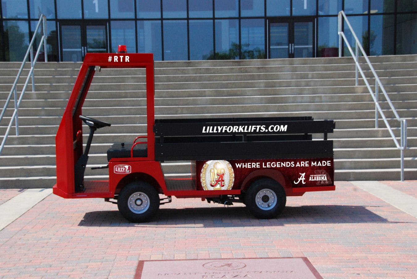 UA Taylor Dunn cart graphics left side (Medium)