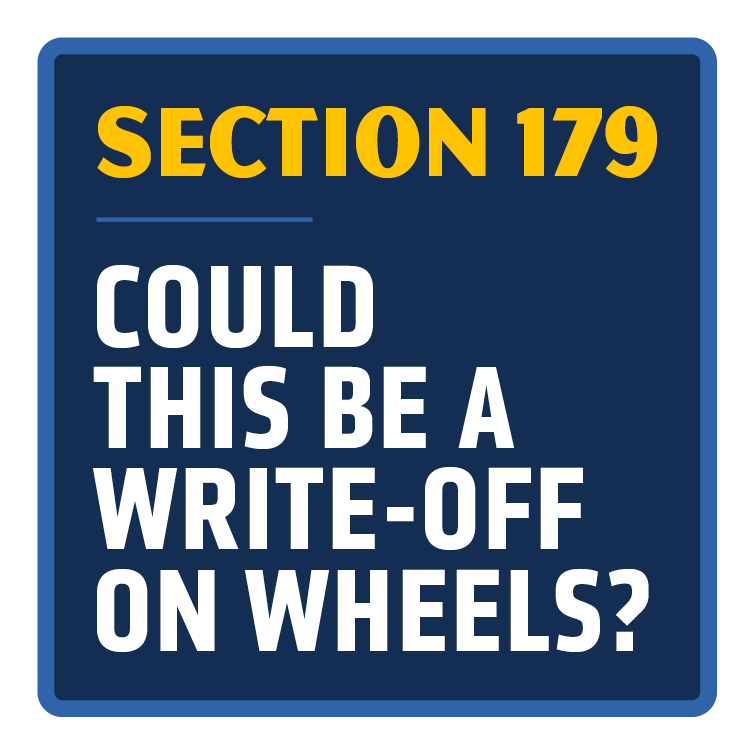 Section 179: Could This Be a Write Off On Wheels?