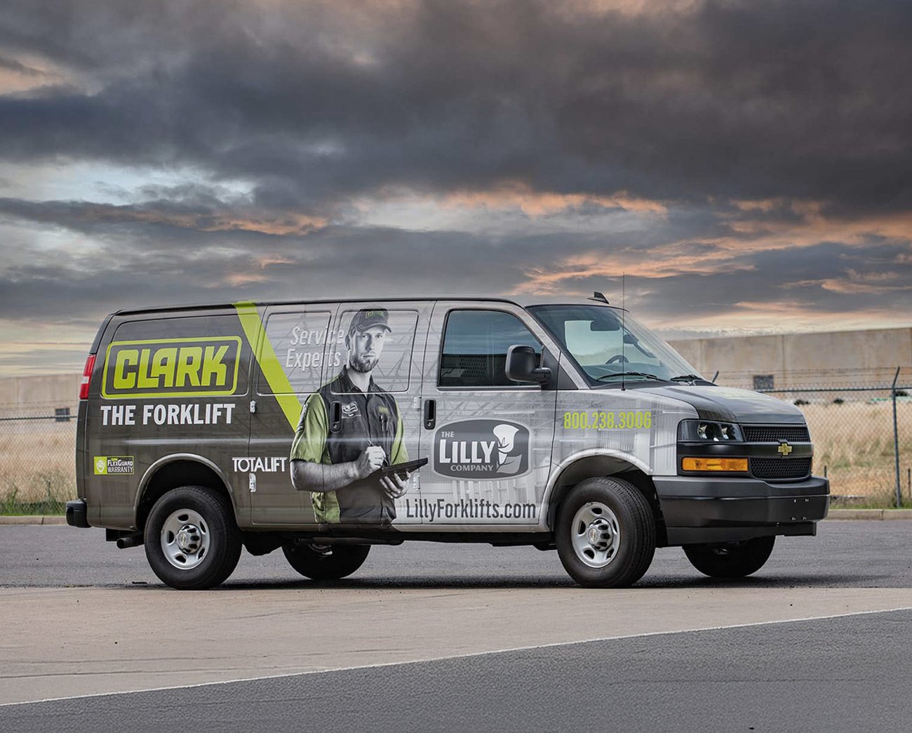 Clark Forklift Service Repair Technician Van