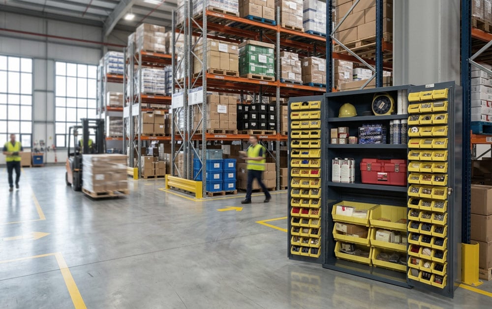 Warehouse Bin Storage