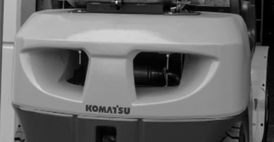 Komatsu LPG Forklift Angled Ports