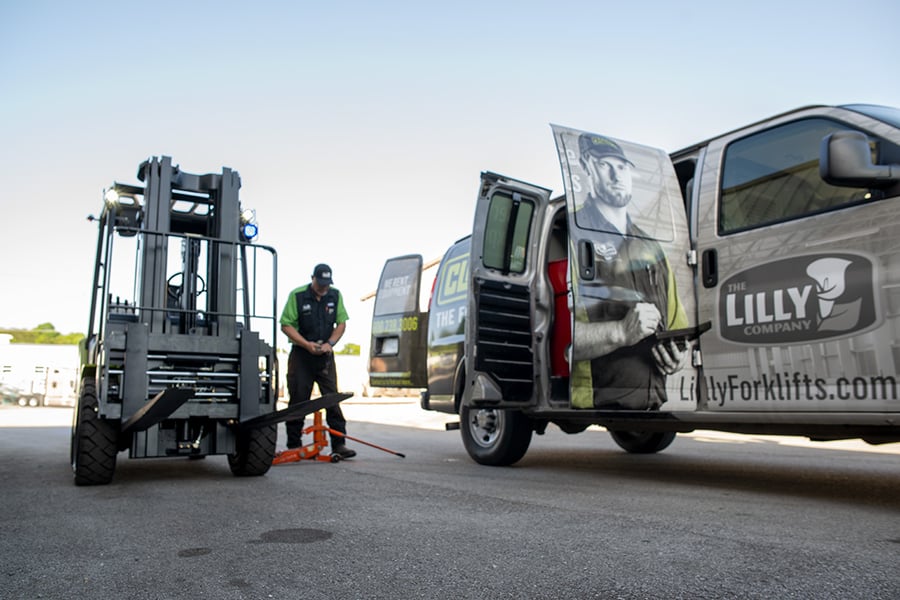 Lilly Forklift Service Tech