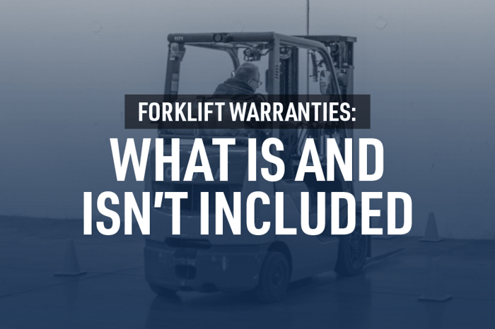 What's Included in a Forklift Warranty?