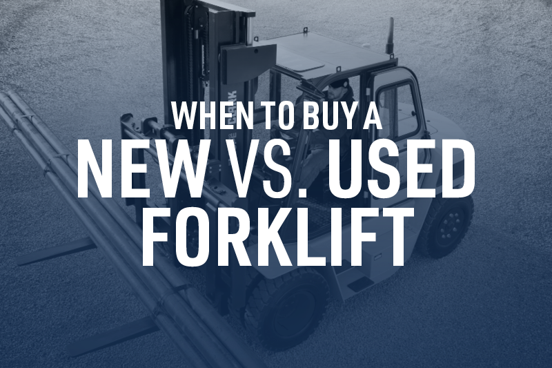 When to Buy a New vs Used Forklift