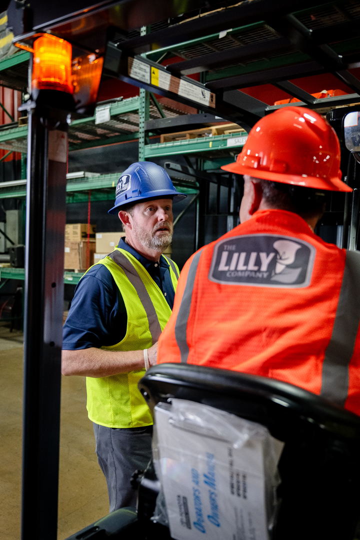 Lilly Employee Forklift Training