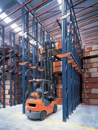 When To Use Drive-In vs. Drive-Through Racking