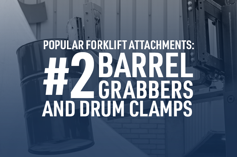 Popular Forklift Attachments #2 Barrel Grabbers and Drum Clamps