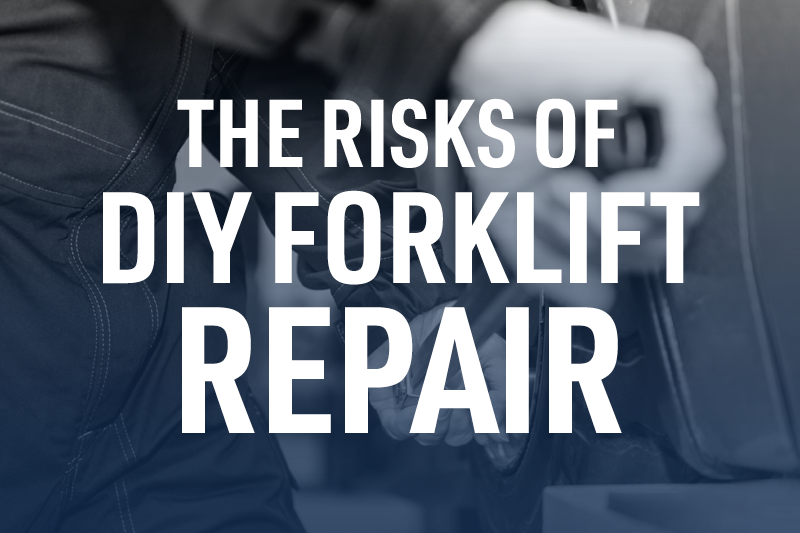 The Risks of DIY Forklift Repair