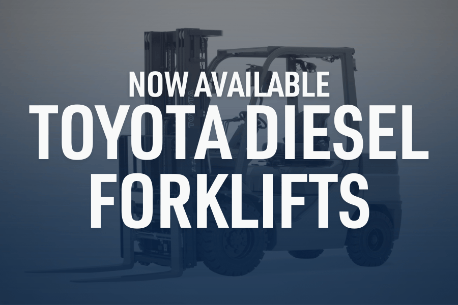Back in Black… And Orange: Toyota Diesel Forklifts for Sale Again!