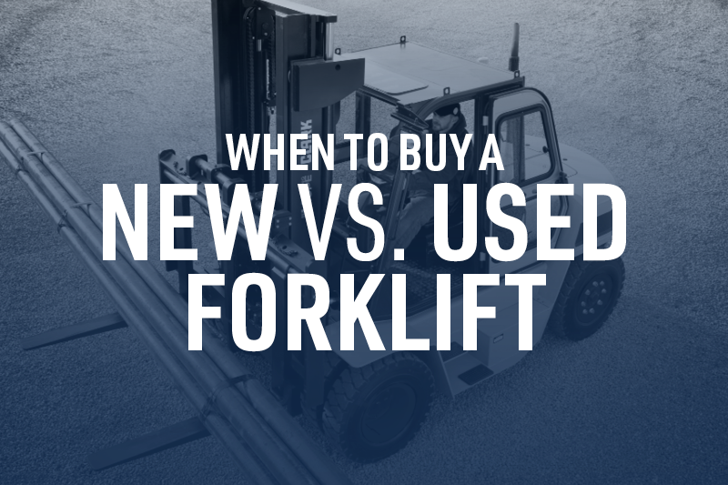 When to Buy a New vs- Used Forklift