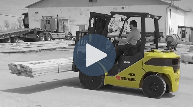 CLARK Forklift Product Video S Series S40 55 with Diesel or LPG Drive