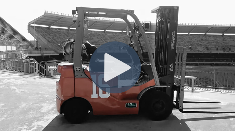 Alabama Crimson Tide Toyota Forklift Case Study